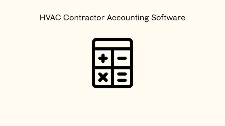 HVAC Contractor Accounting Software
