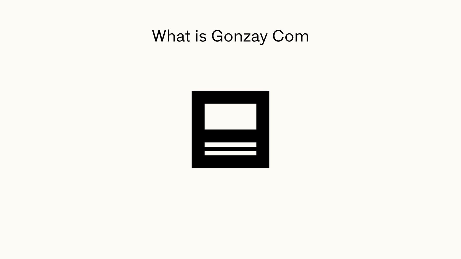 What is gonzay com